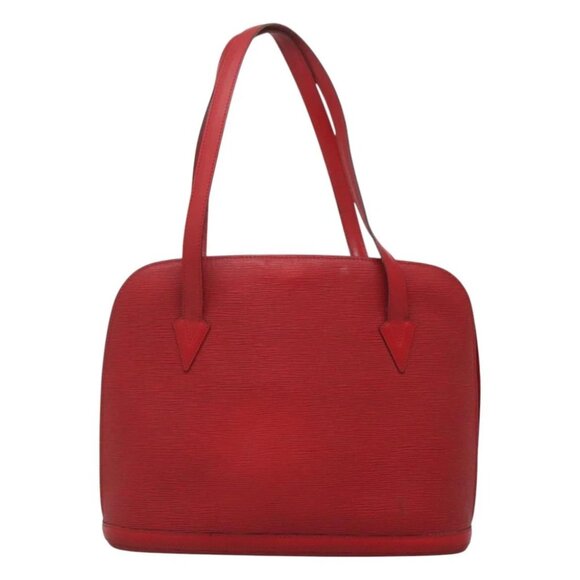 LOUIS VUITTON Epi Lussac Shoulder Bag Red M52287 LV Auth - Picture 2 of 16